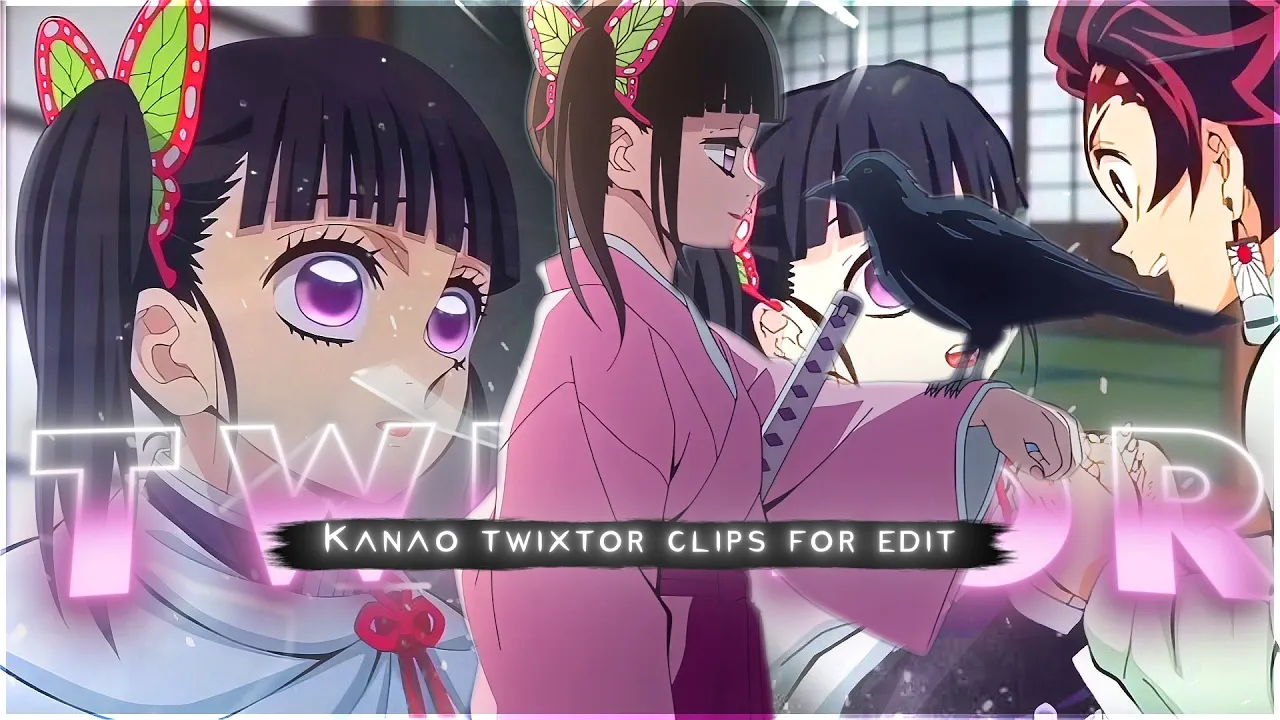 Kanao Tsuyuri 4K Twixtor | Demon Slayer Clips | Twixtor Pack