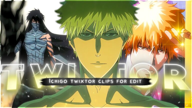 Ichigo Kurosaki Twixtor 4K | Bleach Clips | Twixtor Pack