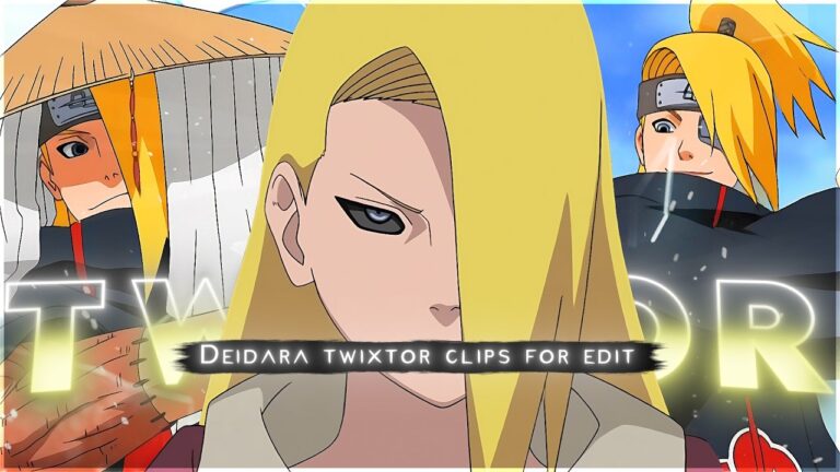 Deidara Twixtor 4K | Naruto Shippuden Clips | Twixtor Pack