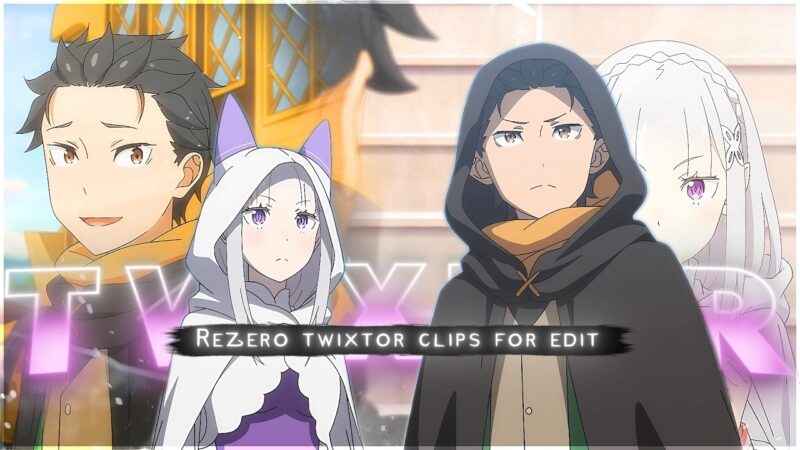 Subaru Twixtor 4K | Re:Zero Season 4 Episode 2 Clips | Twixtor Pack