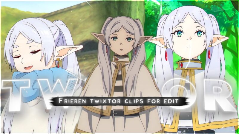Frieren Twixtor 4K | Sousou no Frieren Clips | Twixtor Pack