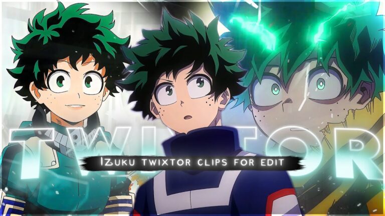 Izuku Midoriya Twixtor 4K | My Hero Academia clips | Deku Twixtor Pack