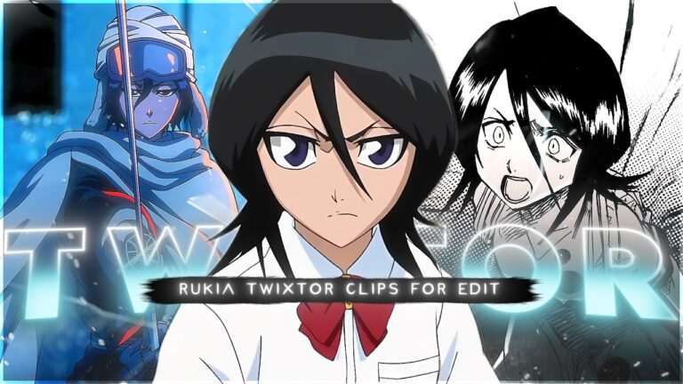 Rukia Kuchiki Twixtor 4K | Bleach & TYBW Clips | Twixtor Pack