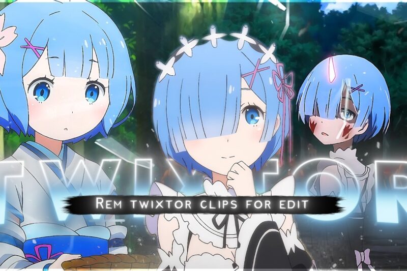 Rem Twixtor 4K | Re:Zero Clips | Twixtor Pack