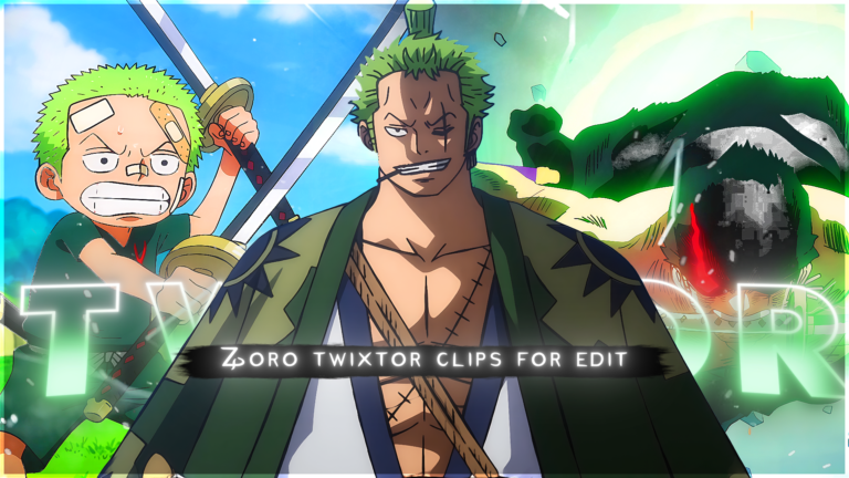 Roronoa Zoro Twixtor 4K | One Piece Clips | Twixtor Pack