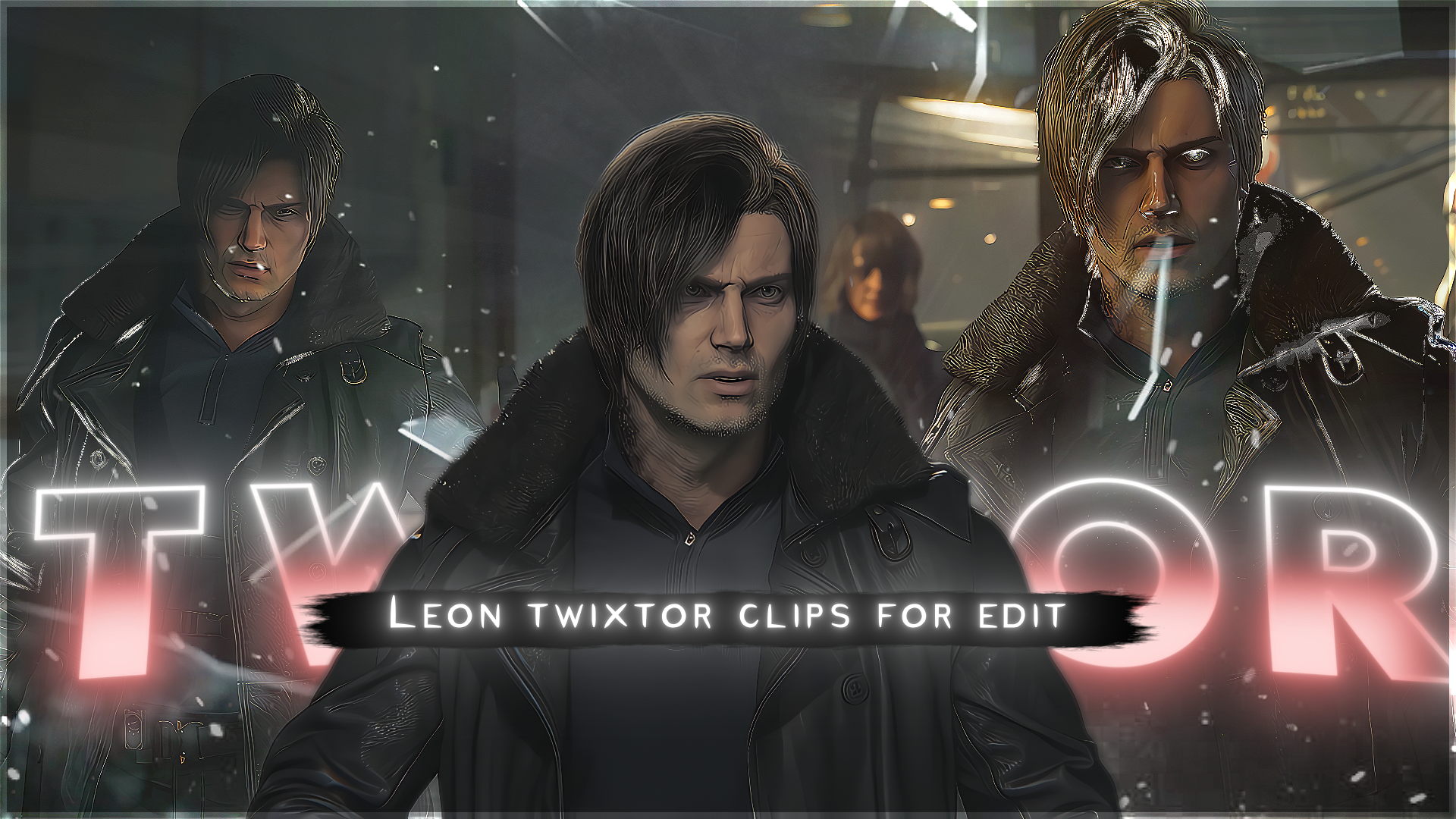 Leon Kennedy Twixtor 4K | Resident Evil Requiem Clips | Twixtor Pack