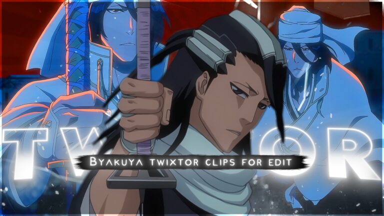 Byakuya Kuchiki Twixtor 4K | Bleach Thousand Year Blood War Clips | Twixtor Pack