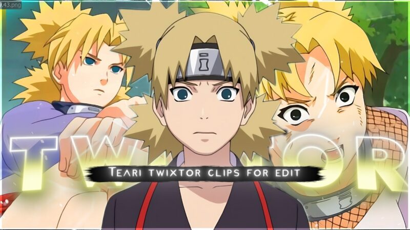 Temari Twixtor 4K | Naruto Shippuden Clips | Twixtor Pack