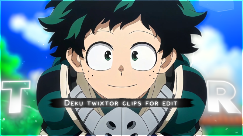 Deku Twixtor 4K