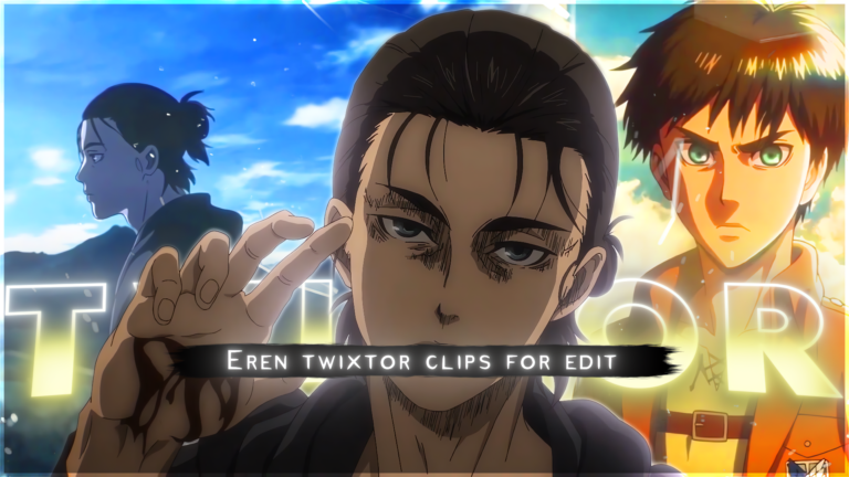 Eren Yeager Twixtor 4K