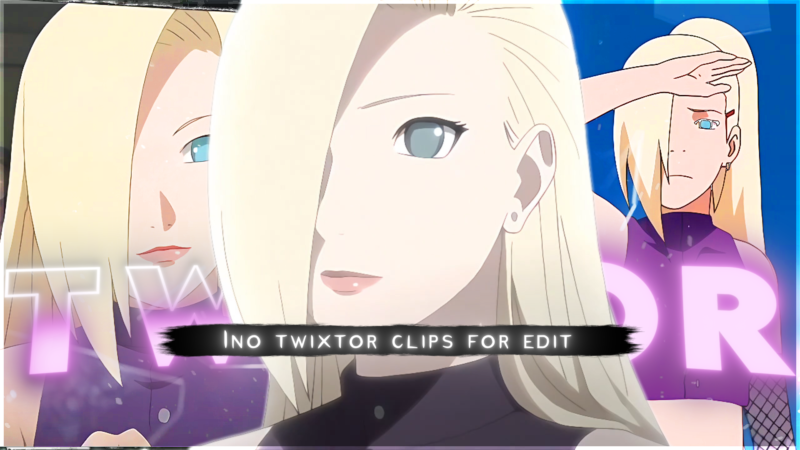 Ino Yamanaka Twixtor 4K