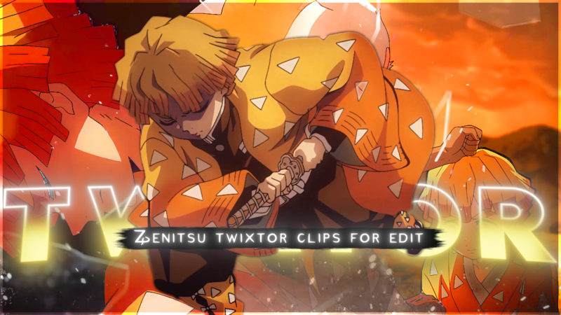 Zenitsu Agatsuma Twixtor 4K