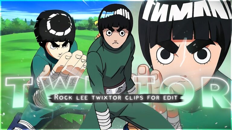 Rock Lee Twixtor 4K