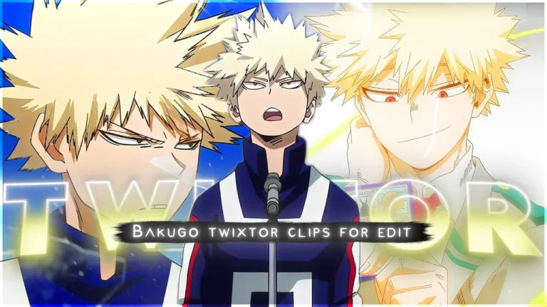 Bakugo Katsuki Twixtor 4K
