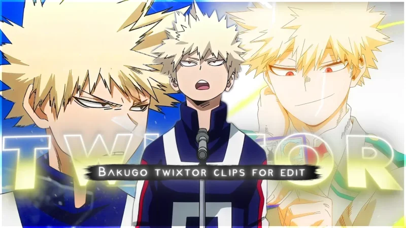Bakugo Katsuki Twixtor 4K