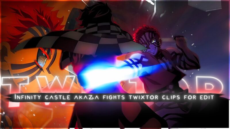 Akaza vs Tanjiro & Giyu Twixtor 4K | Demon Slayer Infinity Castle Clips | Twixtor Pack