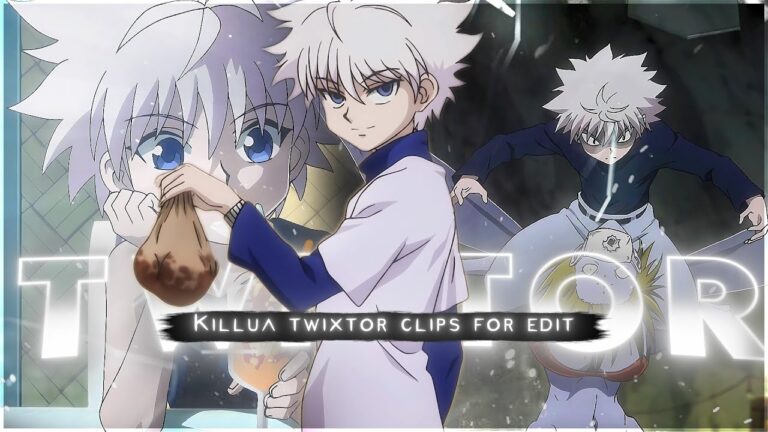 Killua Zoldyck Twixtor 4K
