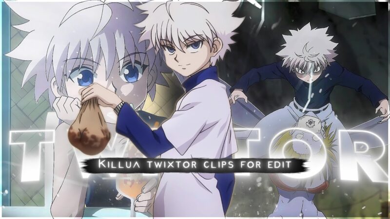 Killua Zoldyck Twixtor 4K