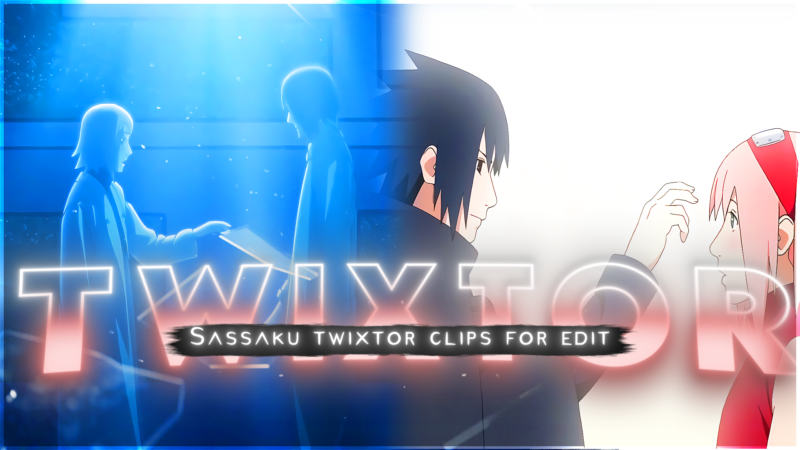 Sasuke Uchiha x Sakura Haruno Twixtor 4K