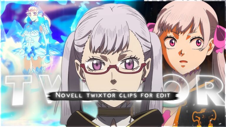 Noelle Silva Twixtor 4K | Black Clover Clips | Twixtor Pack