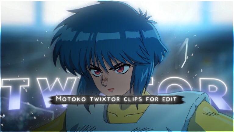 Motoko Kusanagi Twixtor 4K