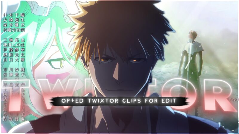 Bleach TYBW Cour 4 Opening & Ending Twixtor 4K