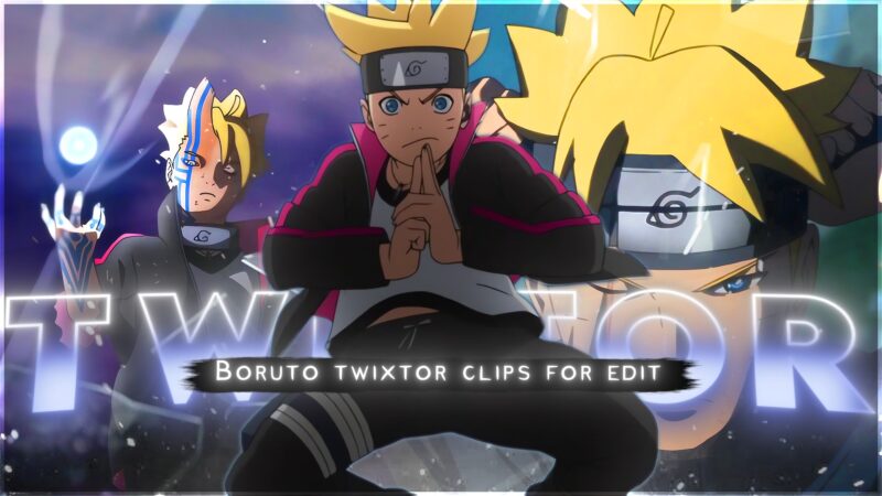 Boruto Uzumaki Twixtor 4K