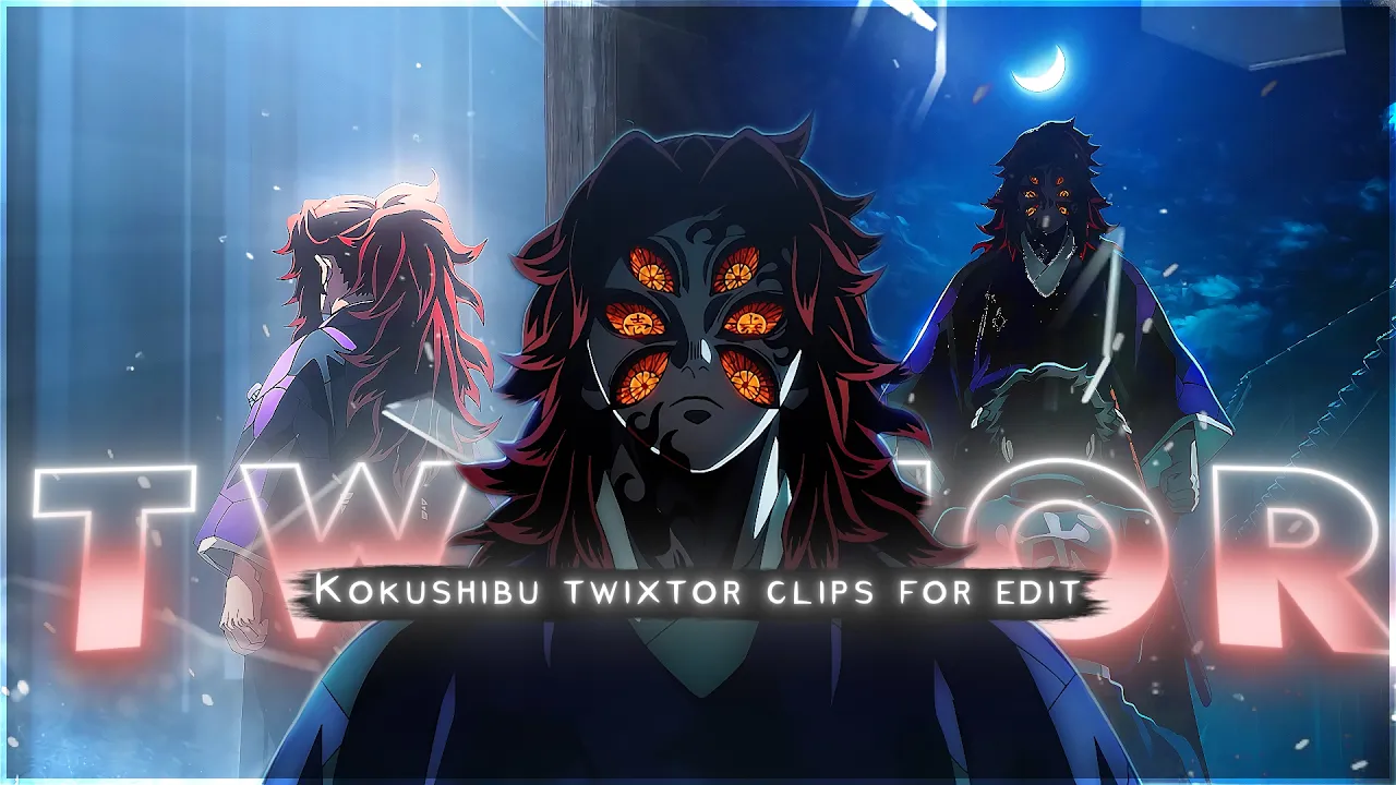 Kokushibo Twixtor 4K | Demon Slayer Upper Moon 1 Clips | Twixtor Pack