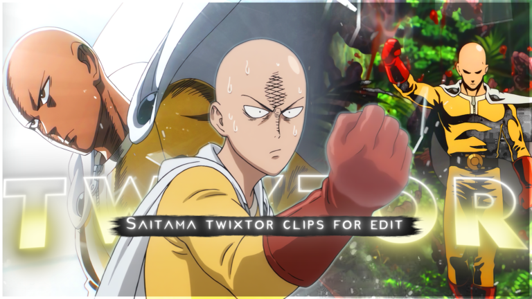 Saitama Twixtor 4K | One Punch Man Clips | Twixtor Pack