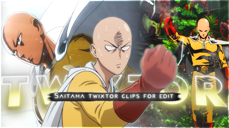Saitama Twixtor 4K | One Punch Man Clips | Twixtor Pack