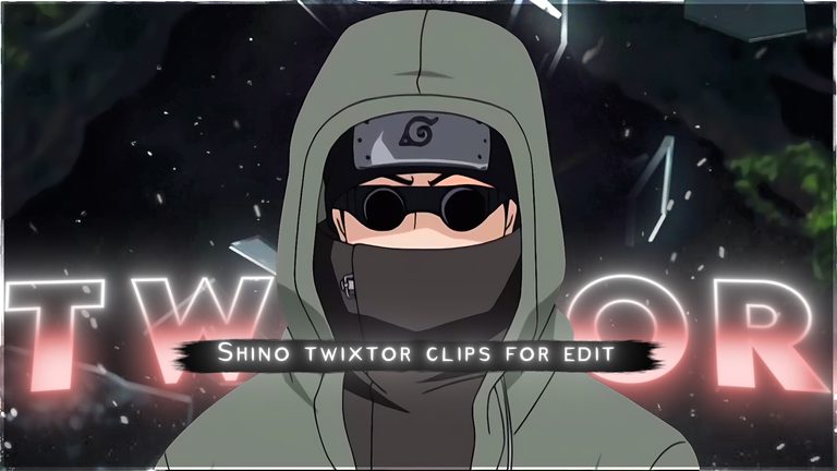 Shino Aburame Twixtor 4K | Naruto & Boruto Clips | Twixtor Pack